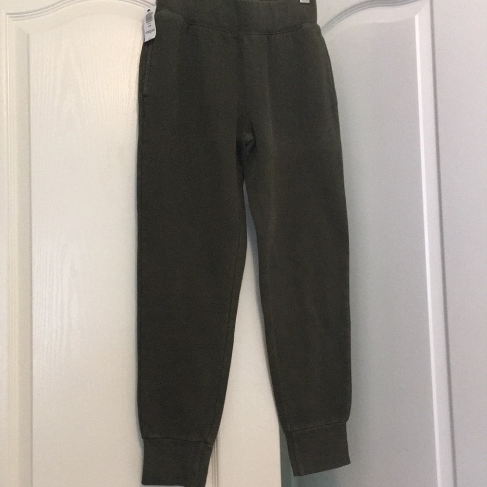 Aritzia tna slim sweat pants in GD mossy stone